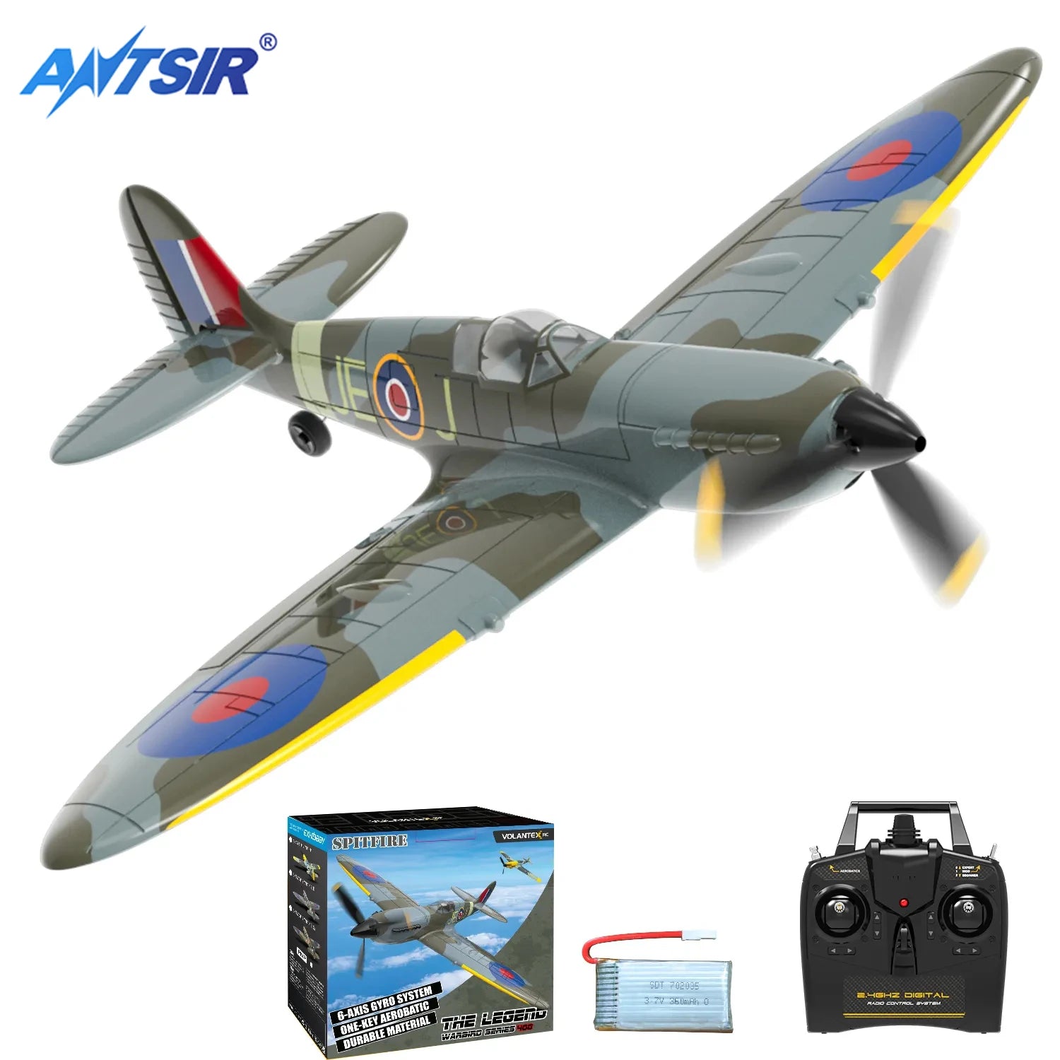 AeroPulse Spitfire RC Plane